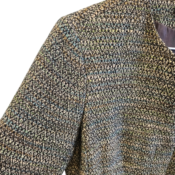 Lafayette 148 New York Wool Blend Tweed Womens Blazer - Picture 5 of 7